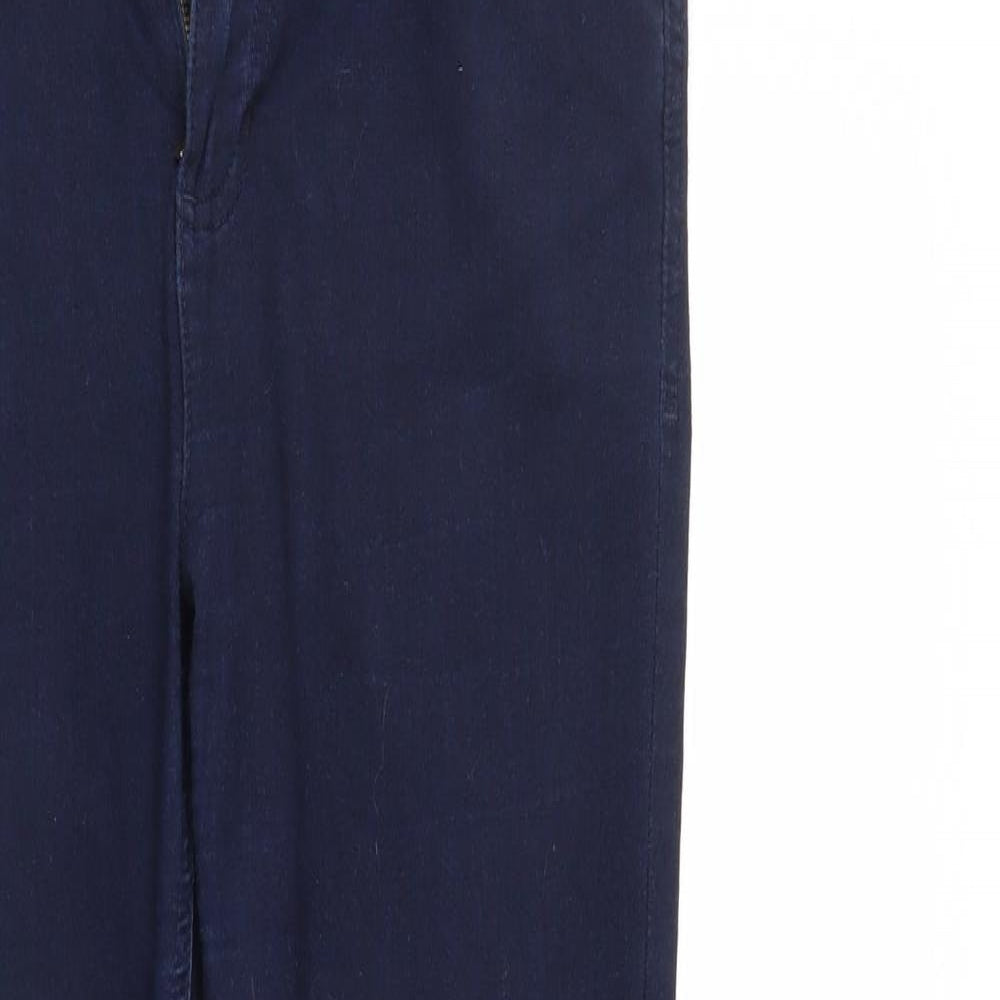 M&S Womens Blue  Denim Skinny Jeans Size 12 L29 in