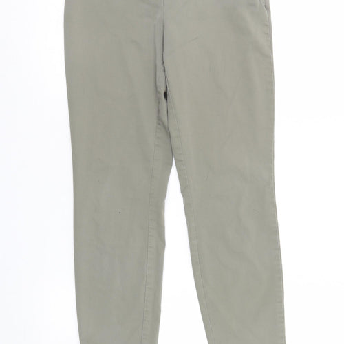 H&M Womens Green   Trousers  Size 8 L25 in