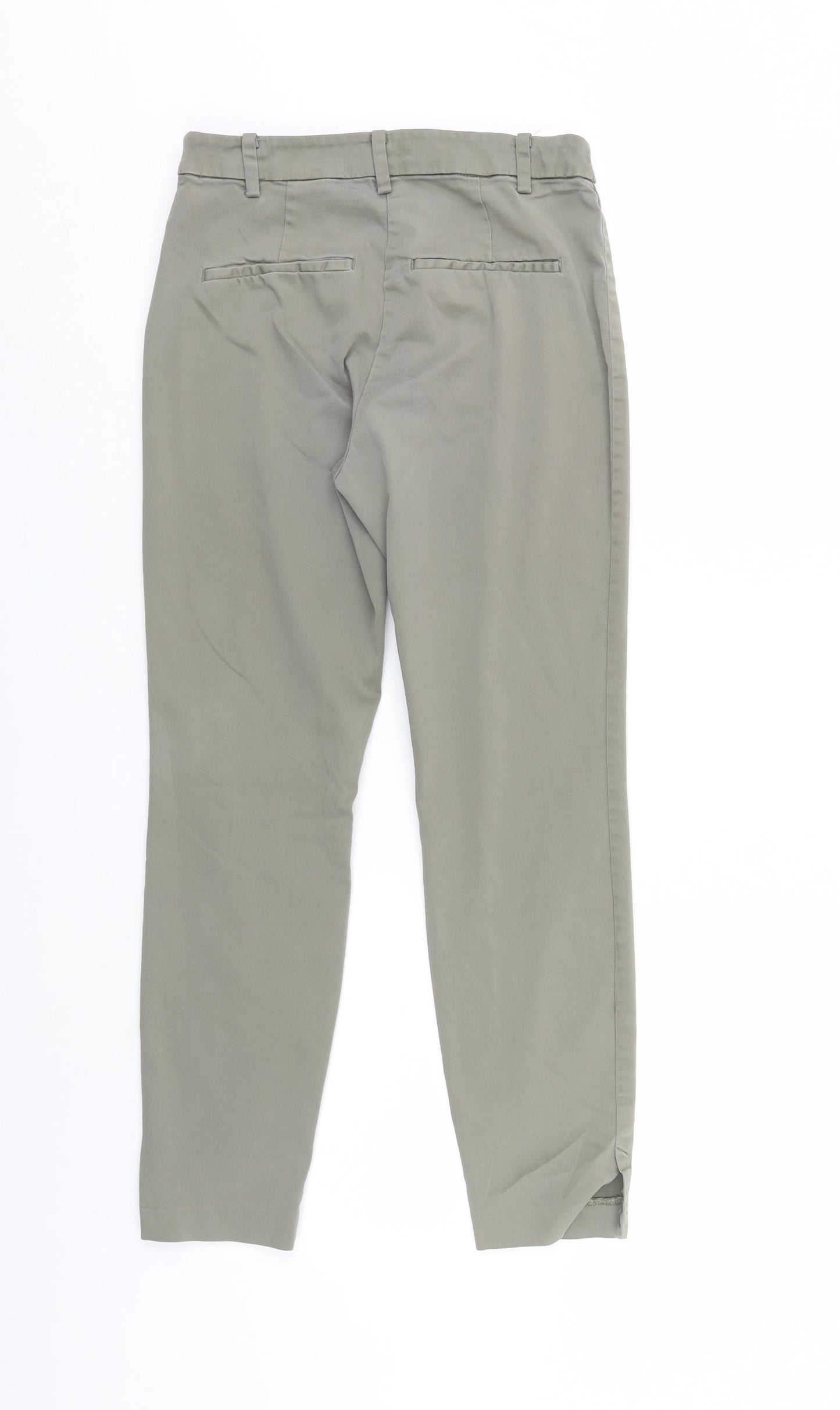 H&M Womens Green   Trousers  Size 8 L25 in
