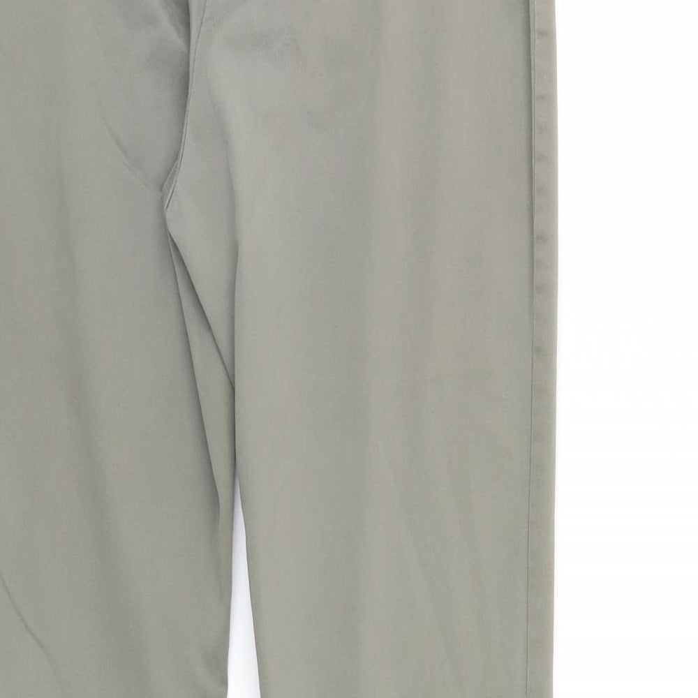 H&M Womens Green   Trousers  Size 8 L25 in