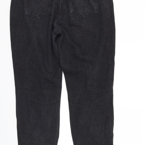 NEXT Womens Black  Denim Straight Jeans Size 14 L30 in