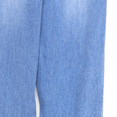 Studio Womens Blue  Denim Straight Jeans Size 10 L28 in
