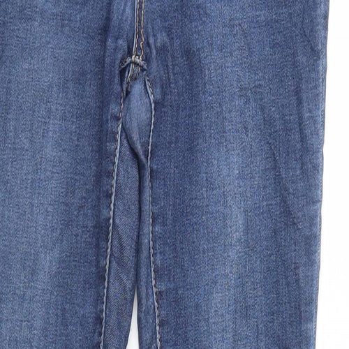 Preworn Womens Blue  Denim Skinny Jeans Size 8 L28 in