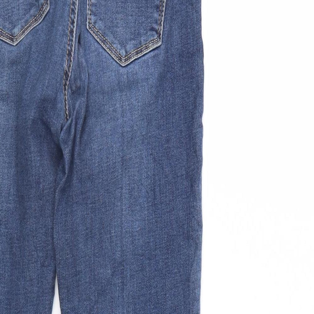 Preworn Womens Blue  Denim Skinny Jeans Size 8 L28 in