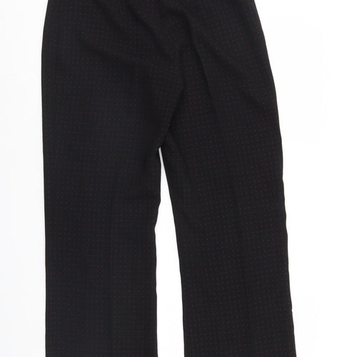 Kerio Womens Black Polka Dot  Trousers  Size 12 L29 in