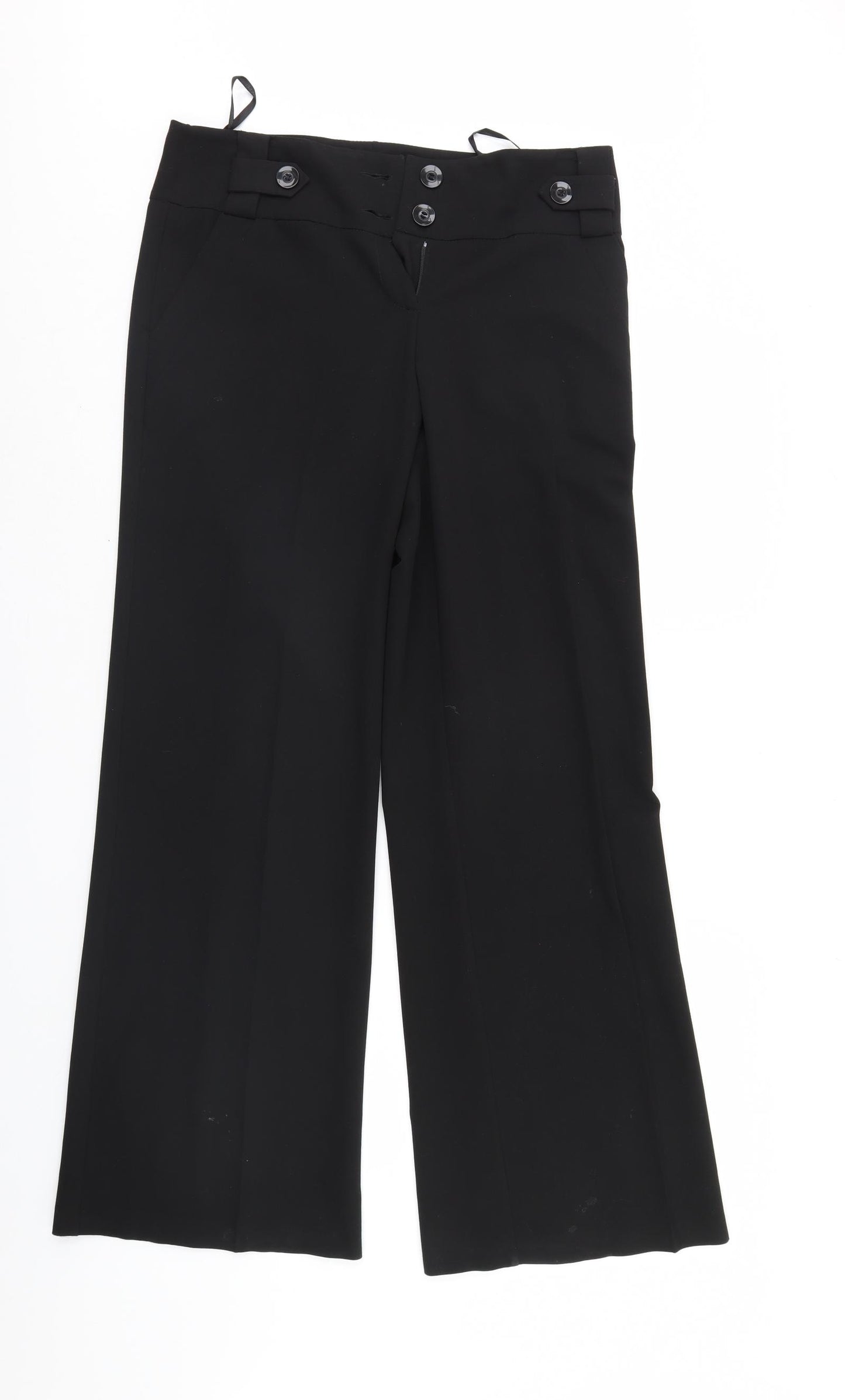 Dorothy Perkins Womens Black   Trousers  Size 12 L32 in