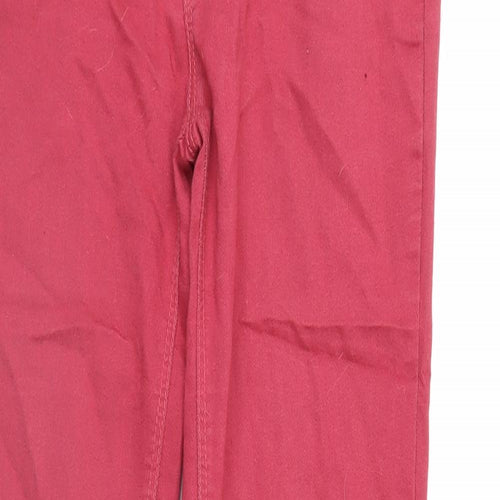 Denim & Co. Womens Red  Denim Skinny Jeans Size 8 L31 in