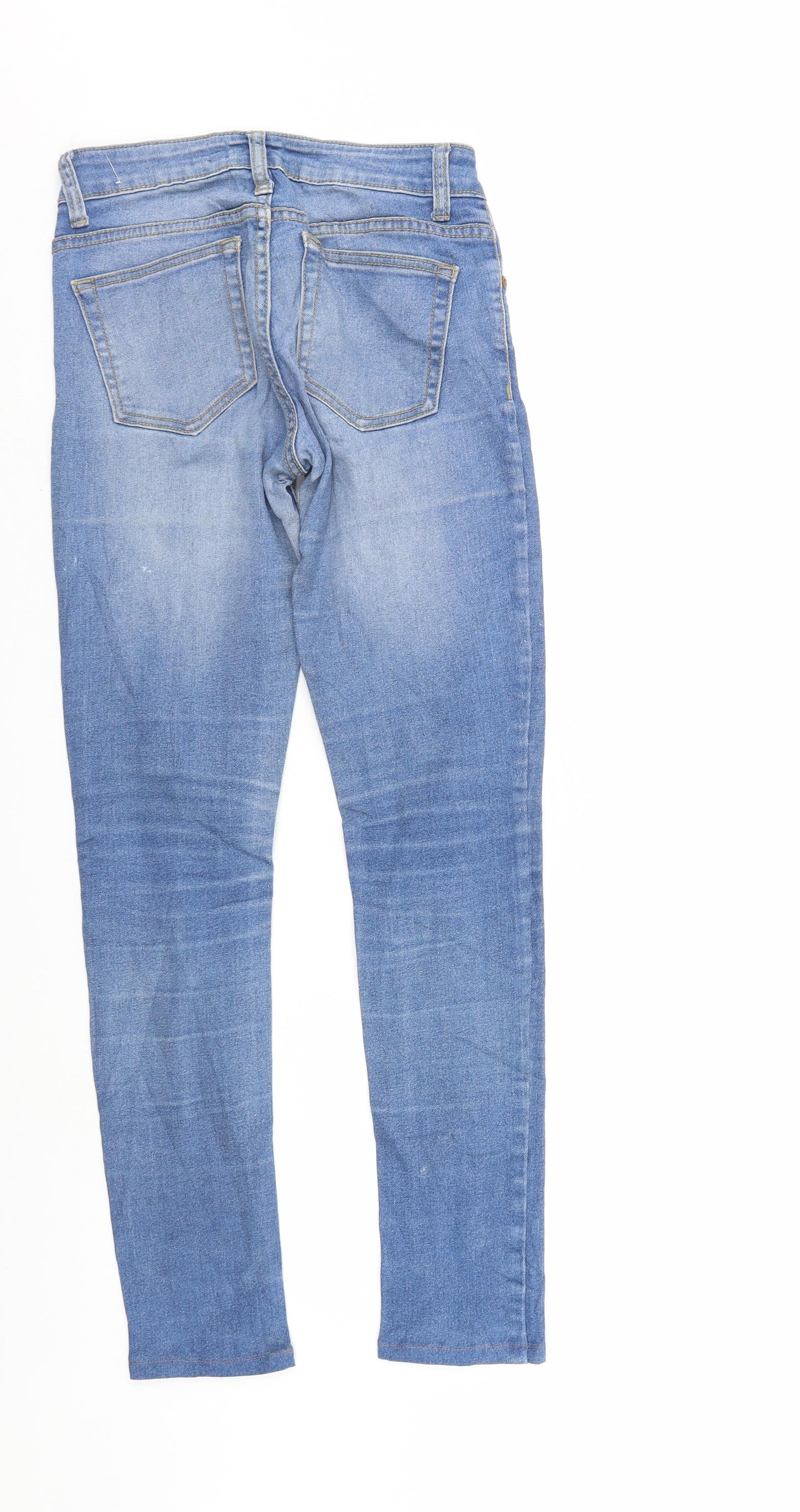 C Denim Womens Blue  Denim Straight Jeans Size 8 L30 in