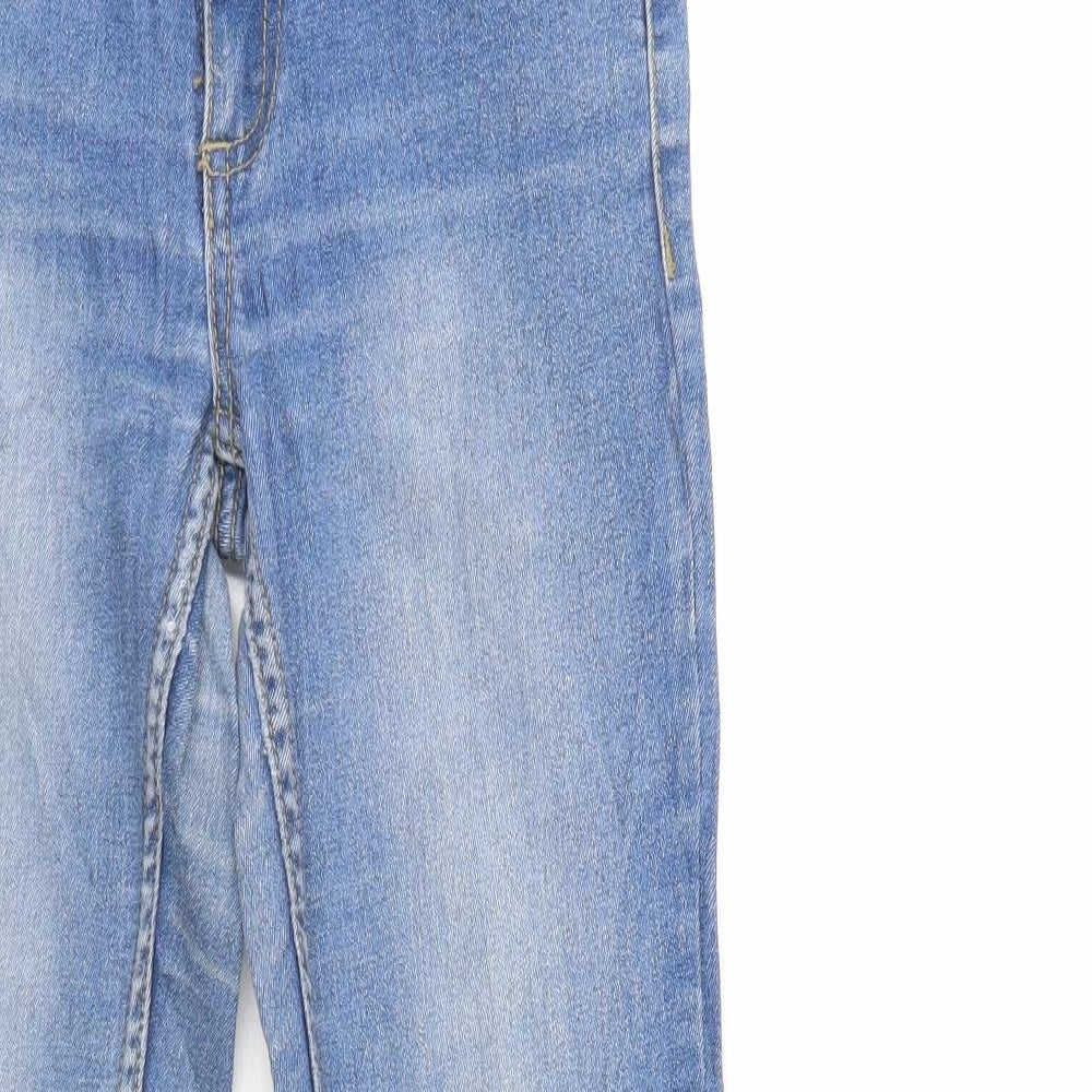 C Denim Womens Blue  Denim Straight Jeans Size 8 L30 in