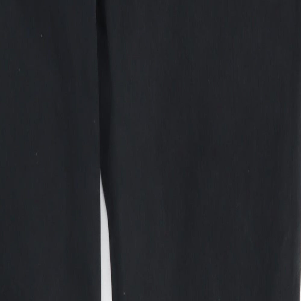 NEXT Womens Black  Denim Straight Jeans Size 14 L28 in