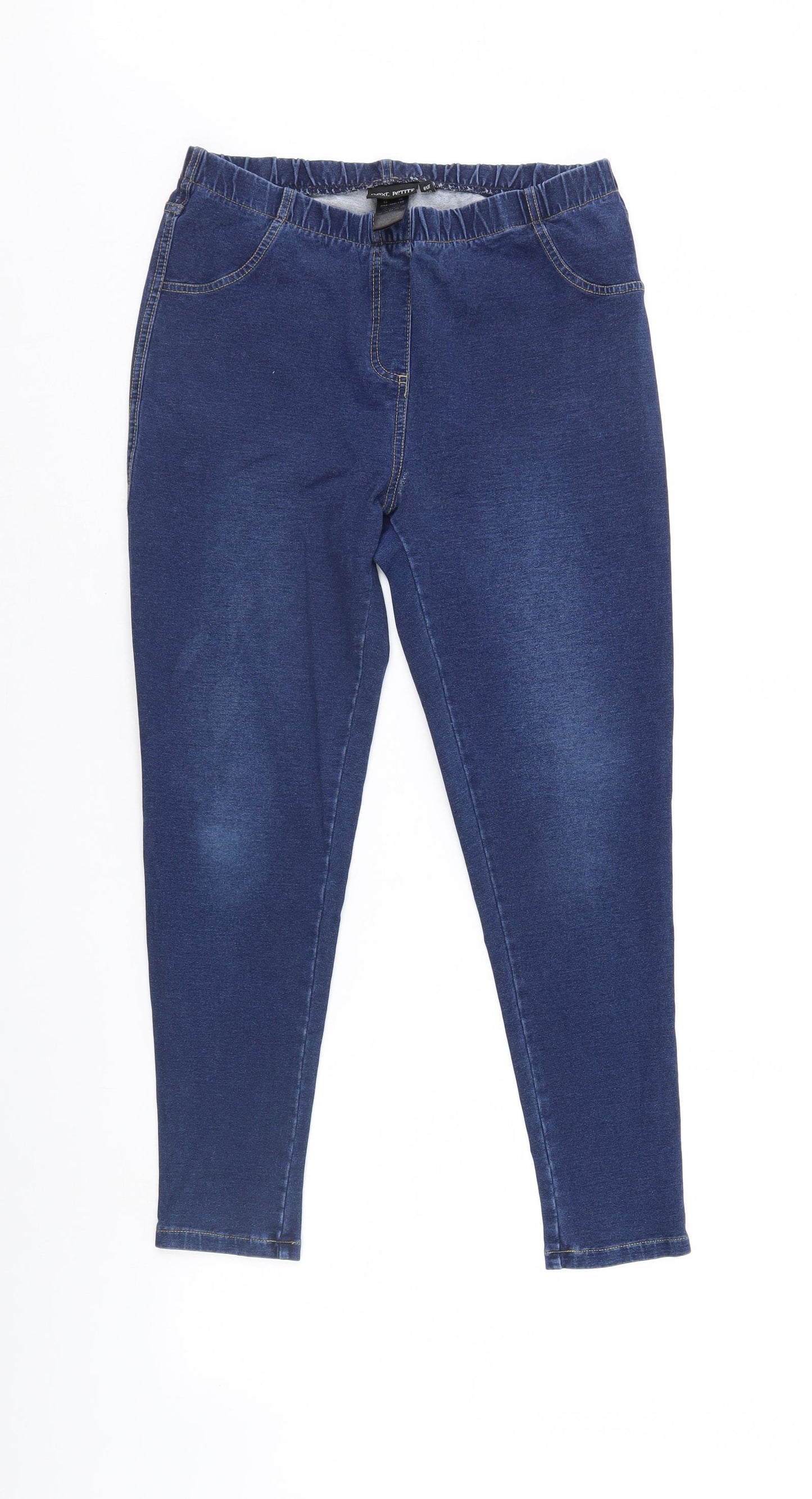 NEXT Womens Blue   Jegging Jeans Size 12 L25 in - Petite