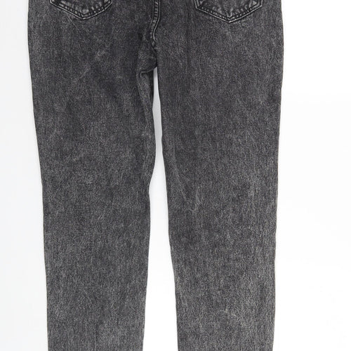 SheIn Womens Grey  Denim Straight Jeans Size 8 L29 in - FADED LOOK