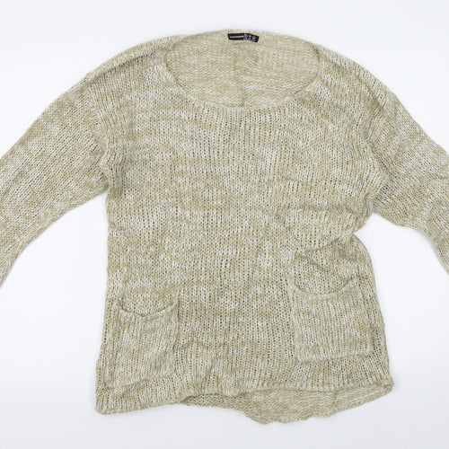 Atmosphere Womens Beige   Pullover Jumper Size 16