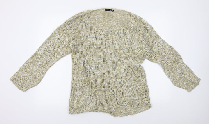 Atmosphere Womens Beige   Pullover Jumper Size 16