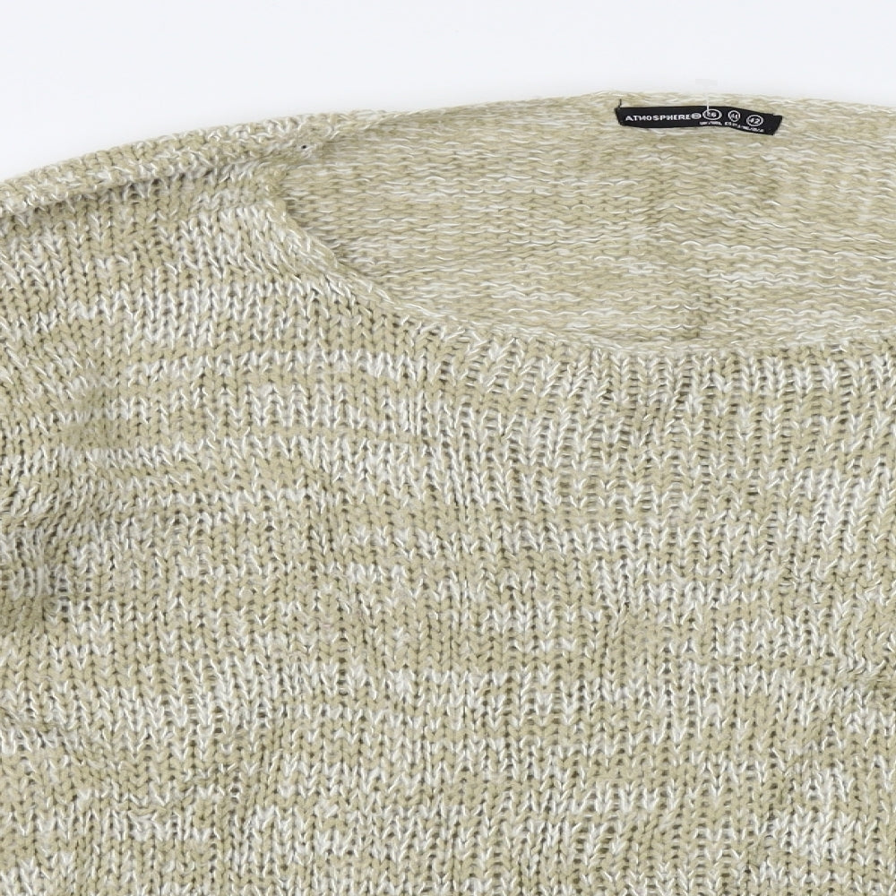 Atmosphere Womens Beige   Pullover Jumper Size 16