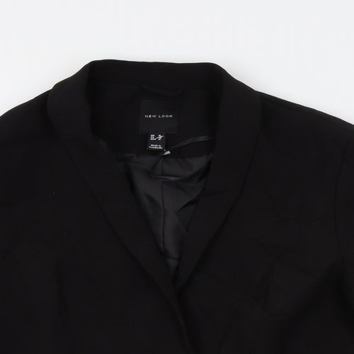 New Look Womens Black   Jacket Blazer Size 16