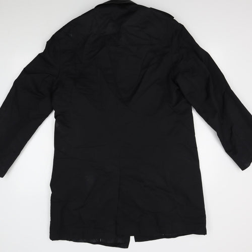 Slaters Womens Black   Overcoat Coat Size L