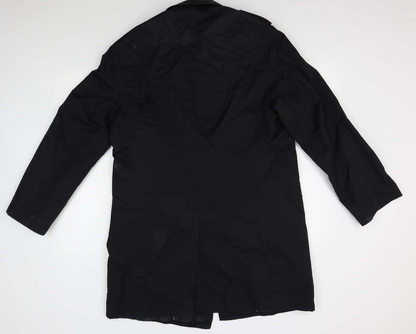 Slaters Womens Black   Overcoat Coat Size L