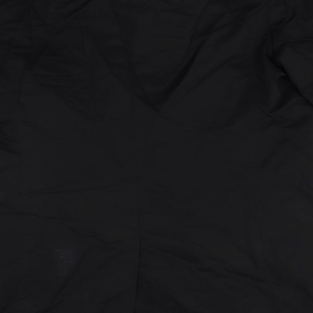 Slaters Womens Black   Overcoat Coat Size L