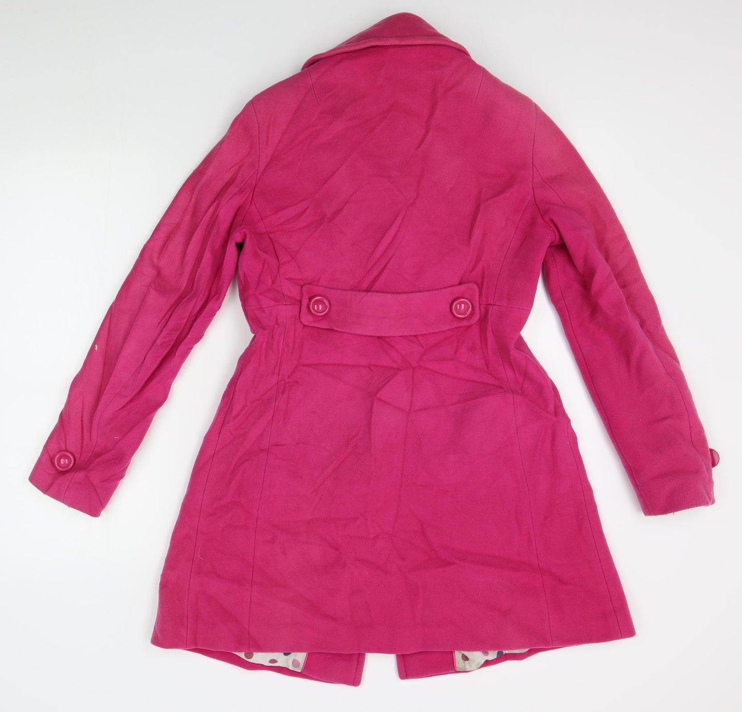 NEXT Womens Pink   Pea Coat Coat Size 8