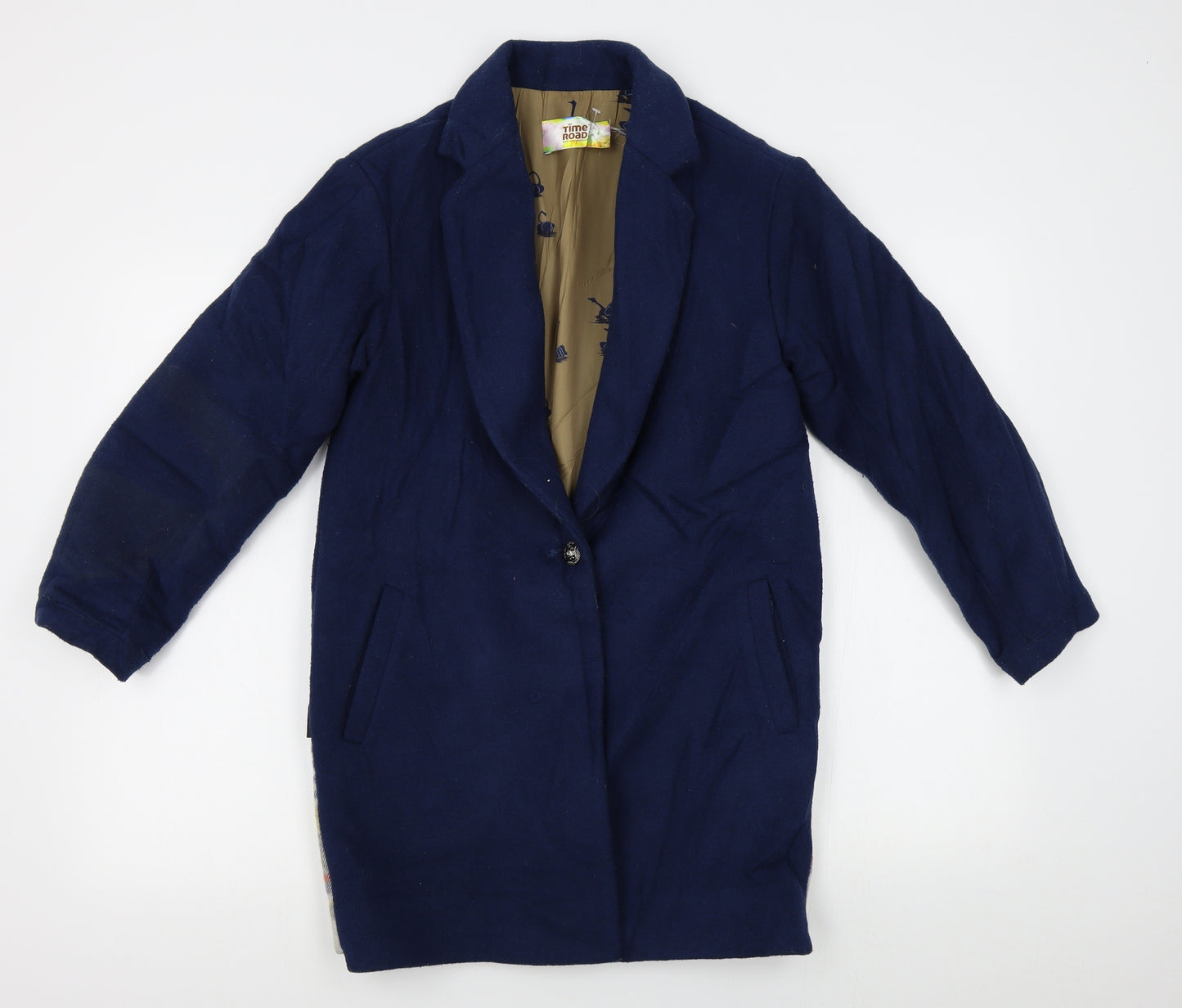 Time Road Womens Blue   Jacket Blazer Size S