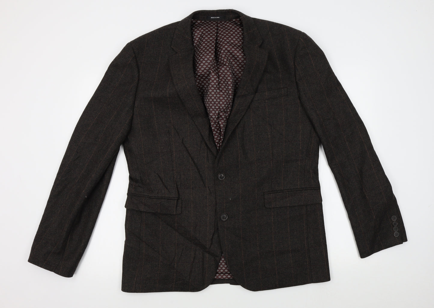Cedar Wood State Mens Brown   Jacket Blazer Size L