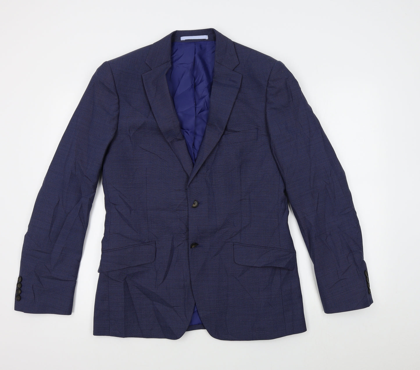 M&S Mens Blue   Jacket Blazer