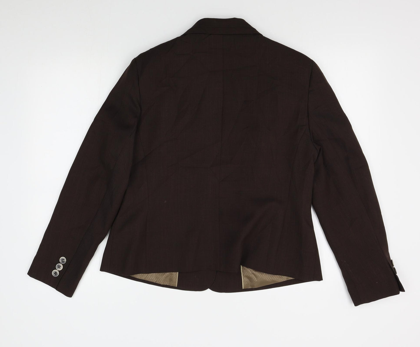 Debenhams Womens Brown   Jacket Blazer Size 16