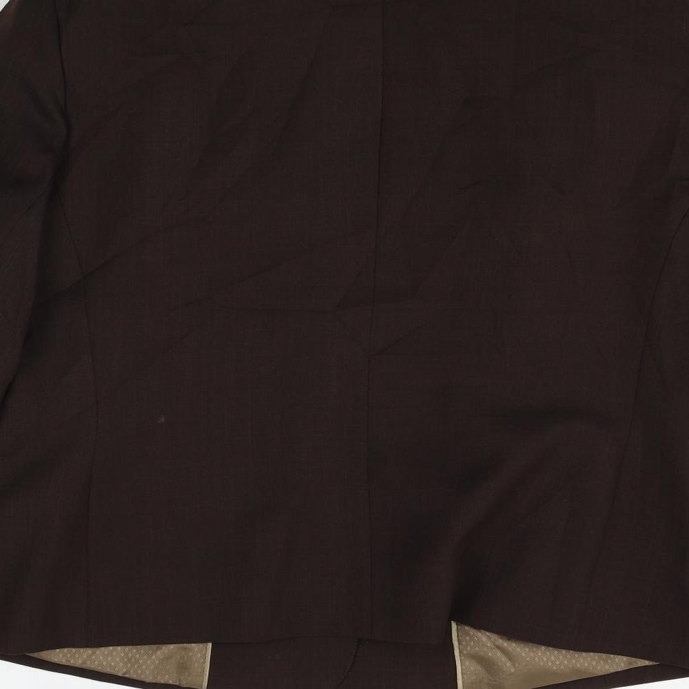 Debenhams Womens Brown   Jacket Blazer Size 16