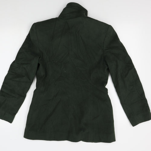 Hobbs Womens Green   Overcoat Coat Size 10