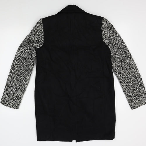 Atmosphere Womens Black   Overcoat Coat Size 10