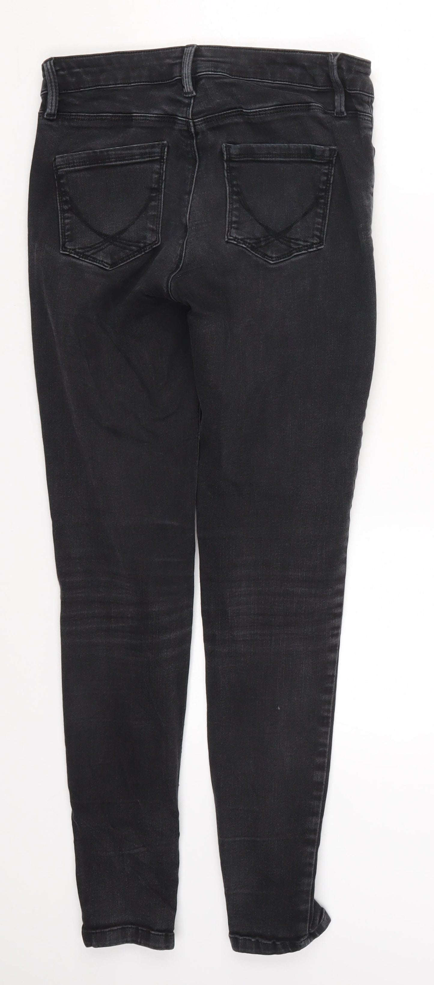 Oasis Womens Grey  Denim Skinny Jeans Size 10 L26.5 in