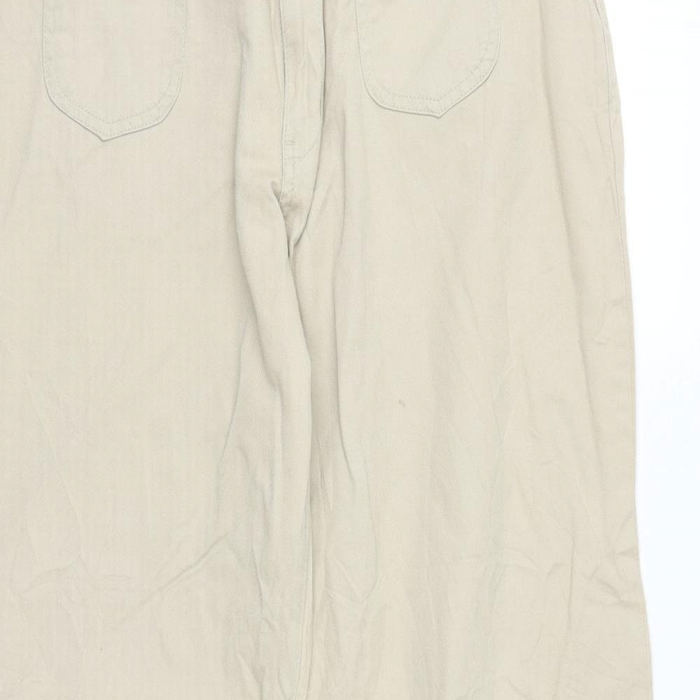 New Look Womens Beige   Trousers  Size 16 L30 in