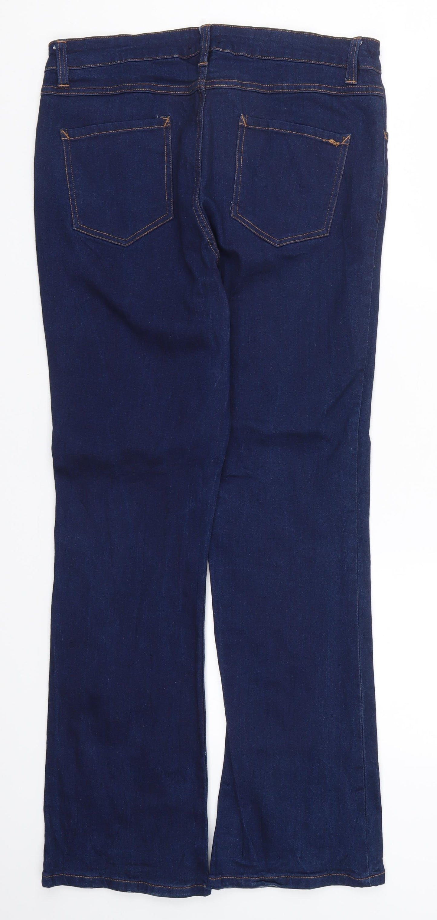 Matalan Womens Blue  Denim Straight Jeans Size 16 L28 in