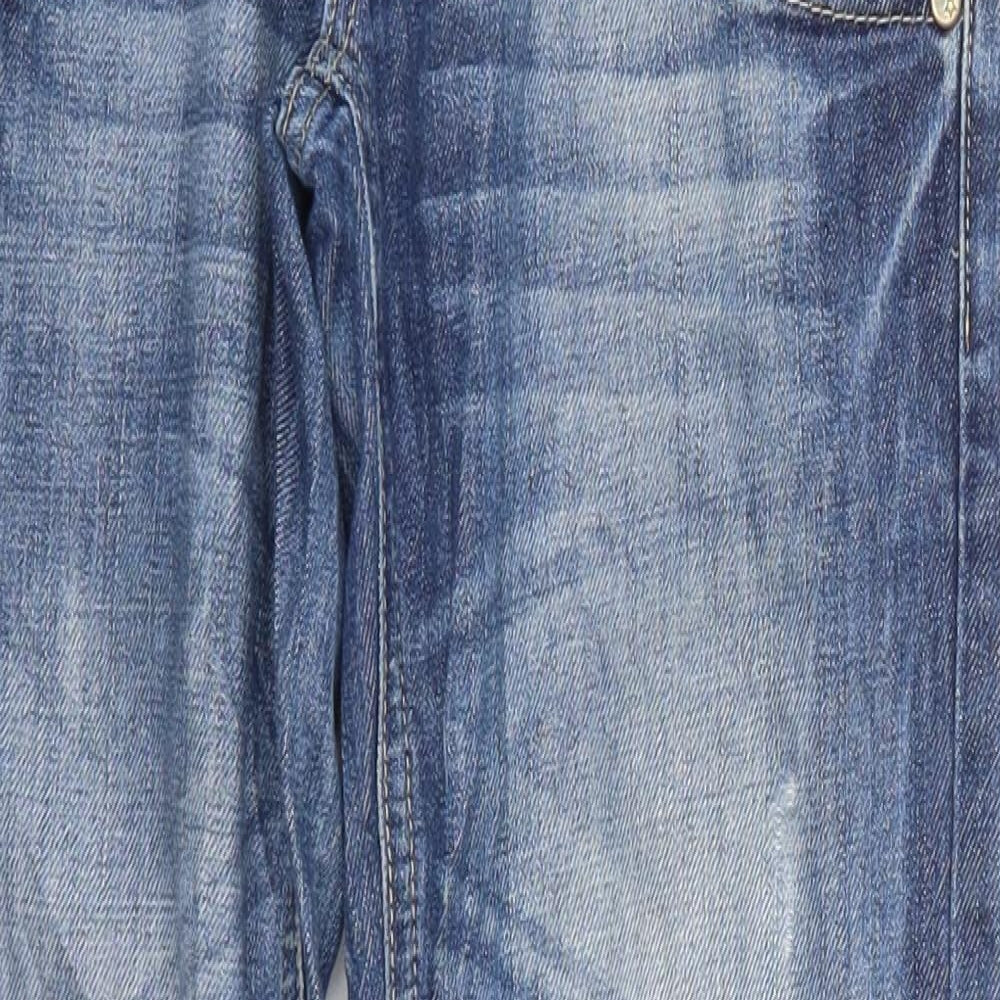 ASOS Womens Blue  Denim Straight Jeans Size 4 L27.5 in