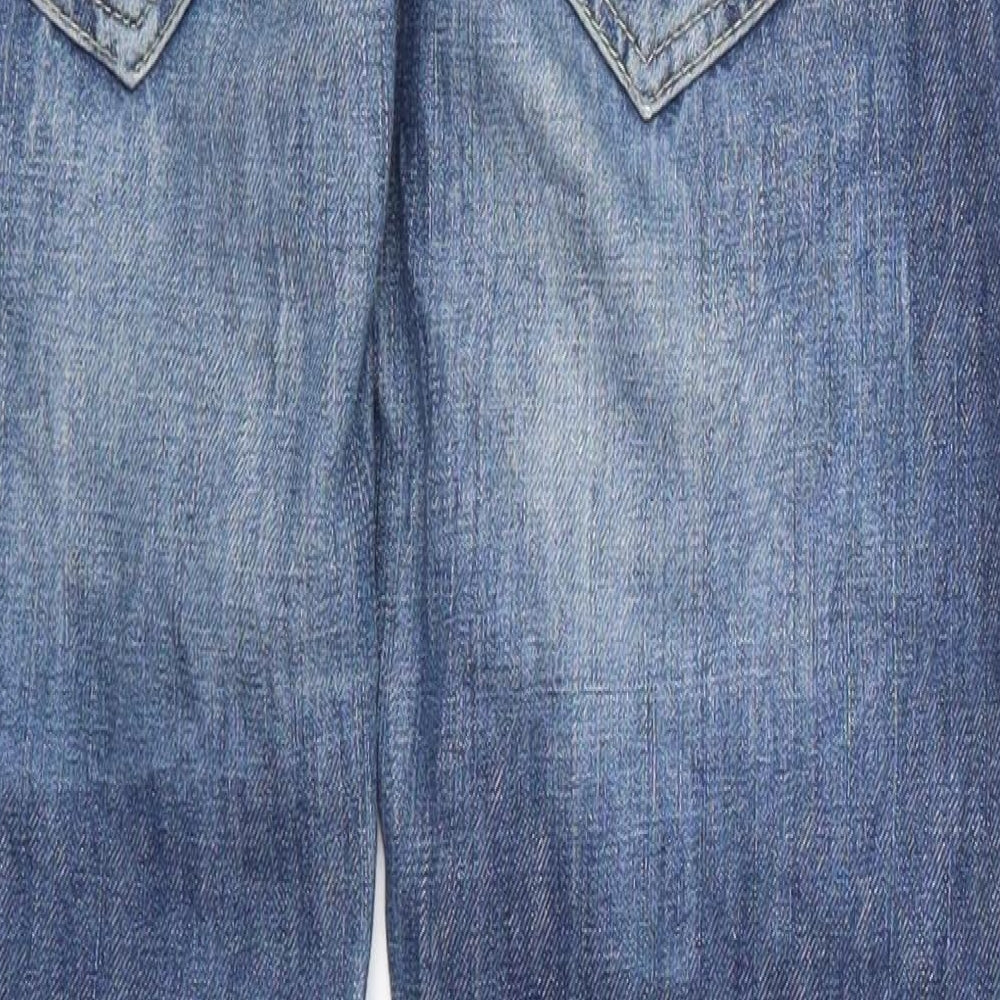 ASOS Womens Blue  Denim Straight Jeans Size 4 L27.5 in