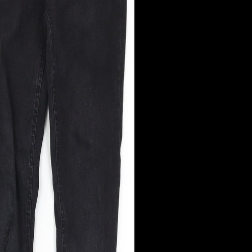 Denim Co Womens Black  Denim Skinny Jeans Size 12 L28 in