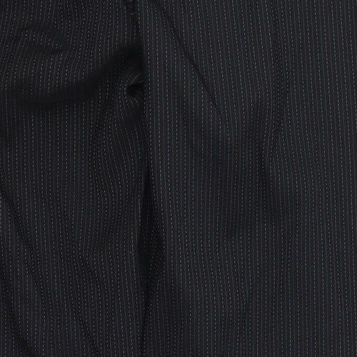 George Womens Black Striped  Trousers  Size 12 L28 in