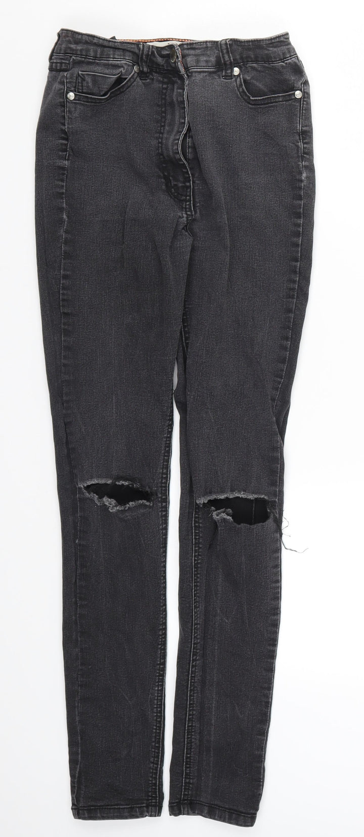 South Womens Grey Denim Skinny Jeans Size 8 L28 in