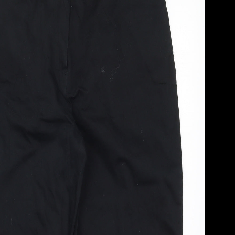 BHS Womens Black   Cropped Trousers Size 16 L20 in