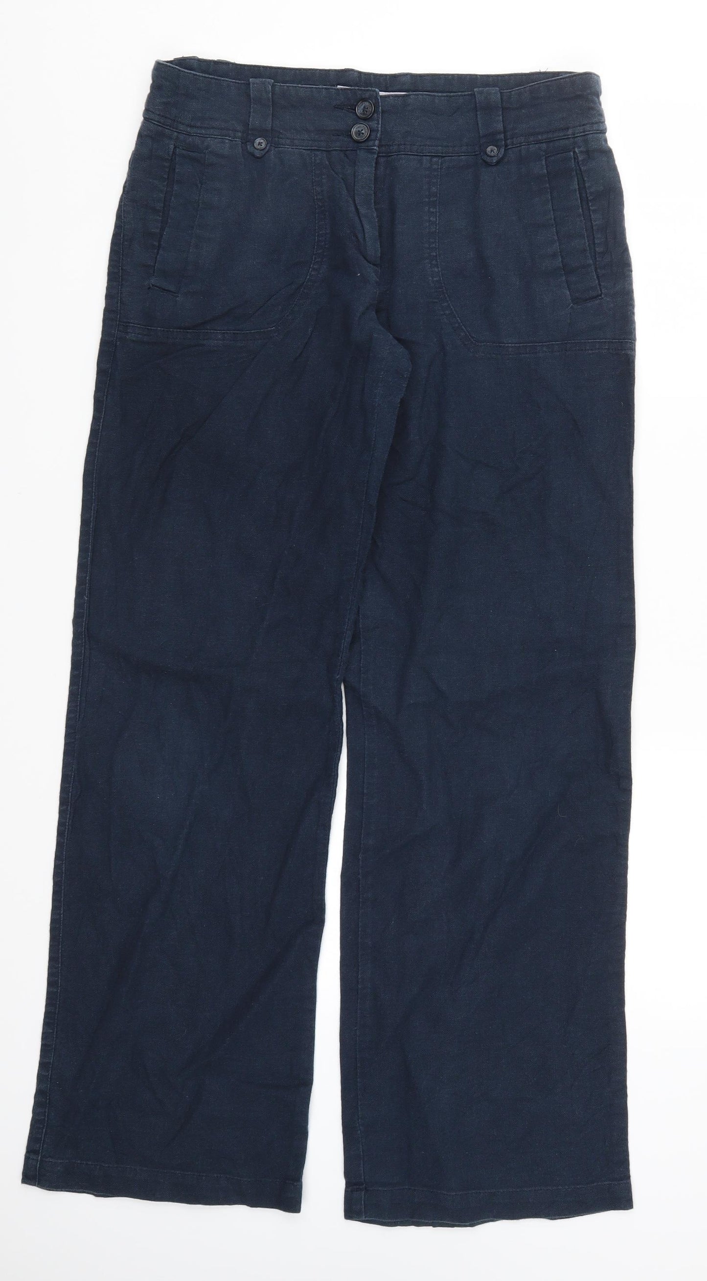 Fat Face Womens Blue   Trousers  Size 10 L31 in
