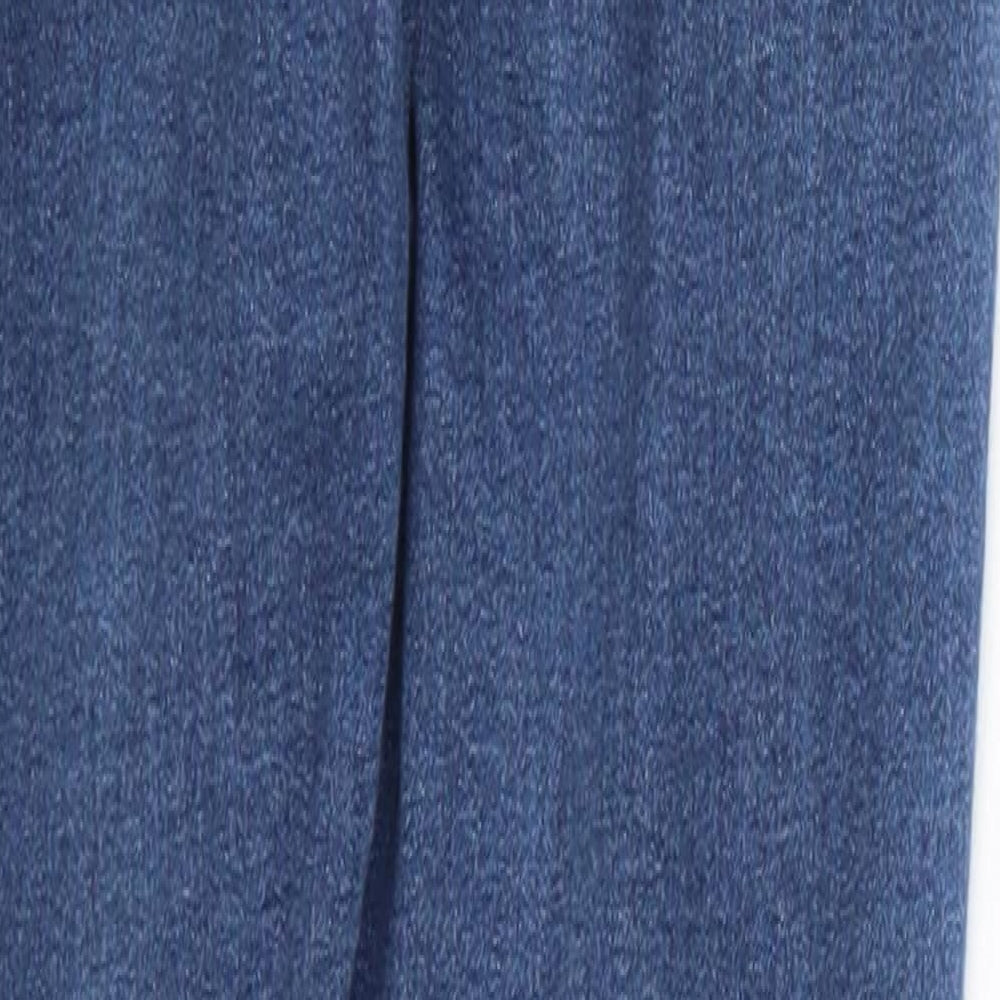 PRETTYLITTLETHING Womens Blue  Denim Skinny Jeans Size 6 L27 in