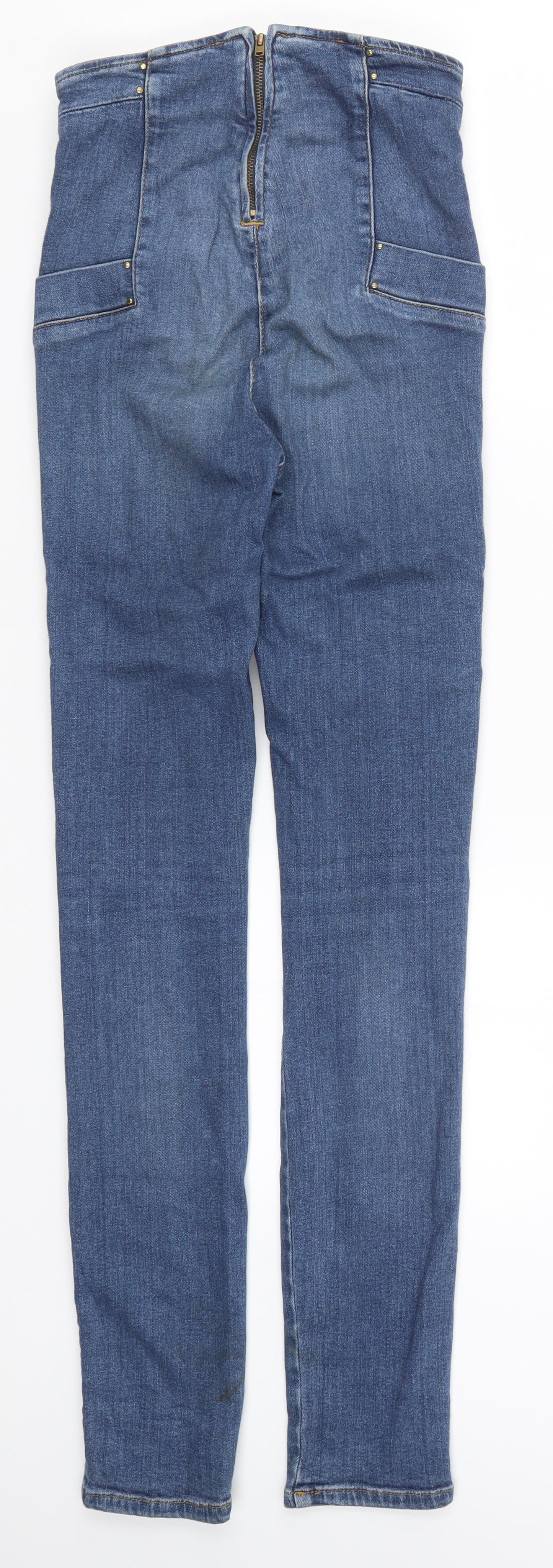 River Island Womens Blue  Denim Skinny Jeans Size 8 L30 in