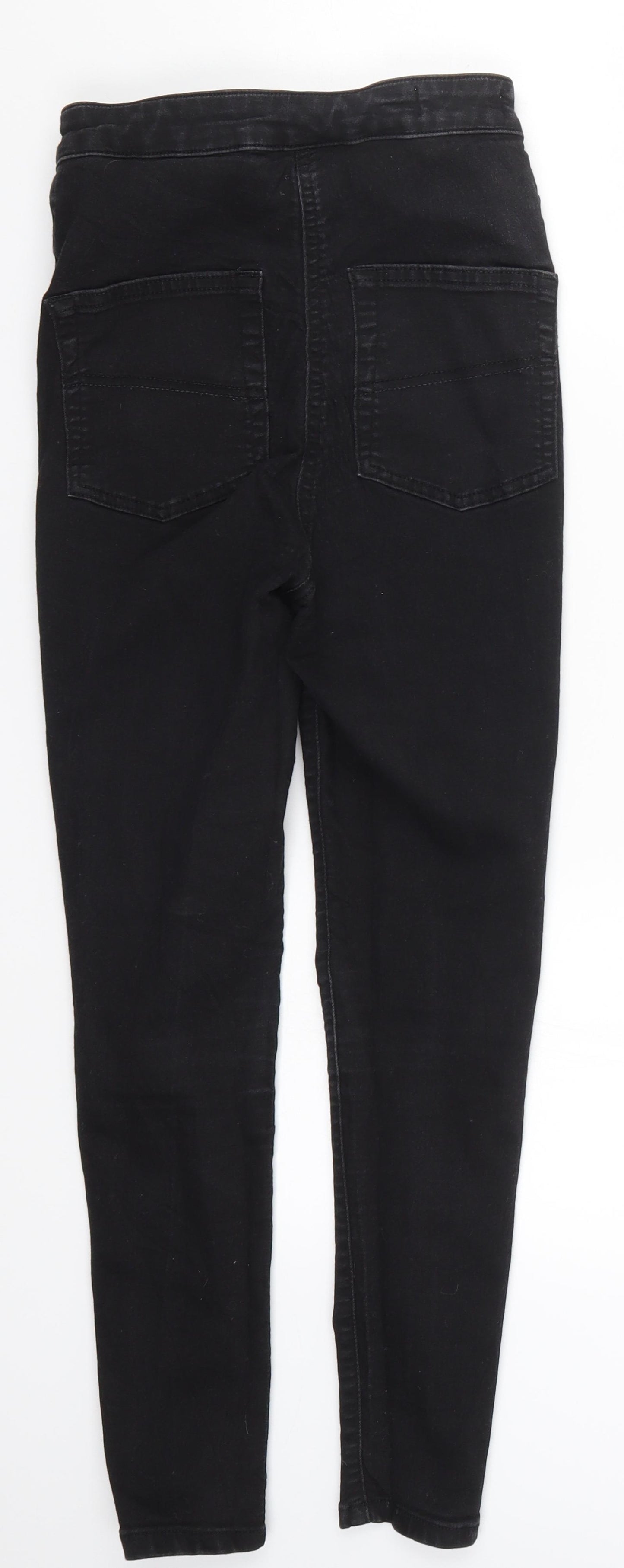 COLLUSION Womens Black  Denim Skinny Jeans Size 25 in L25 in