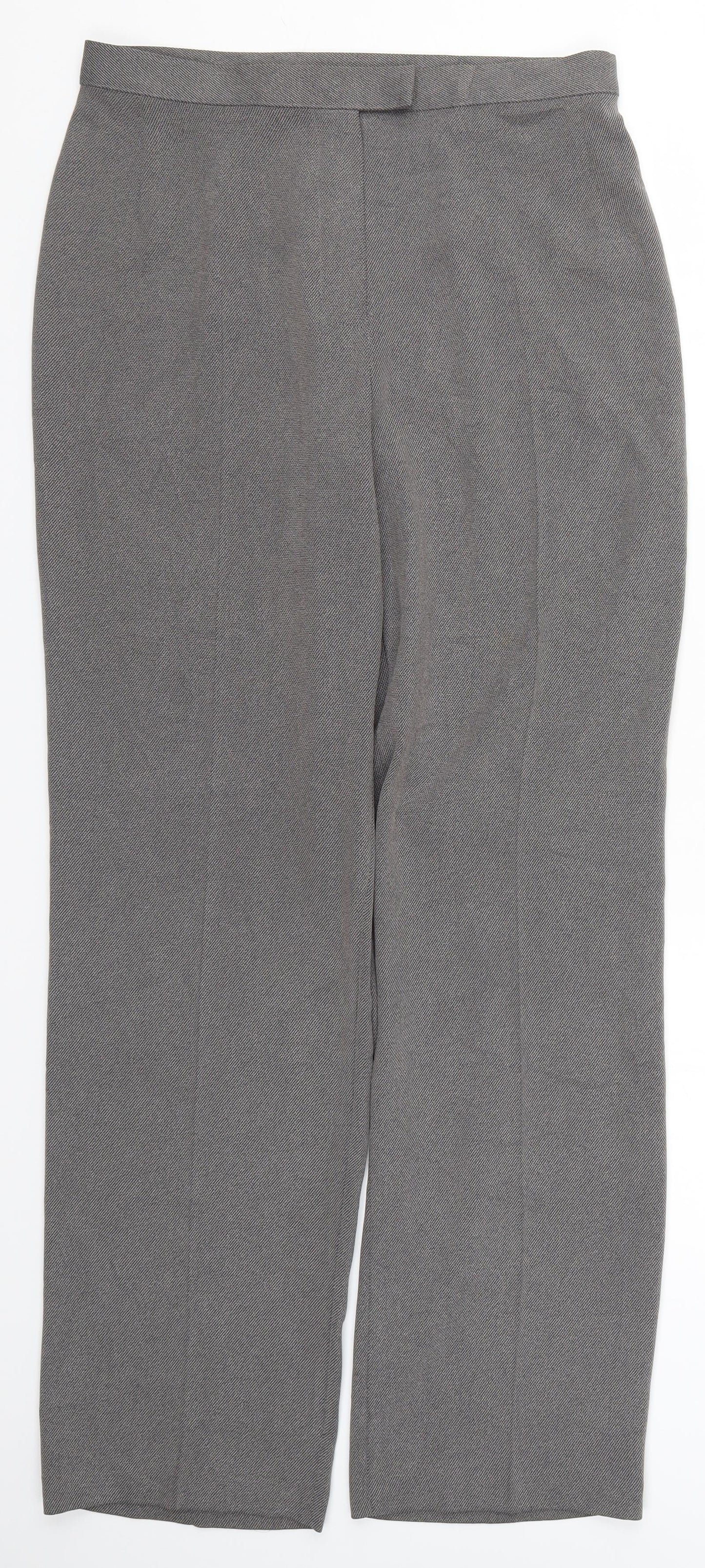 Marks and Spencer Womens Grey   Trousers  Size 30 in L29.5 in
