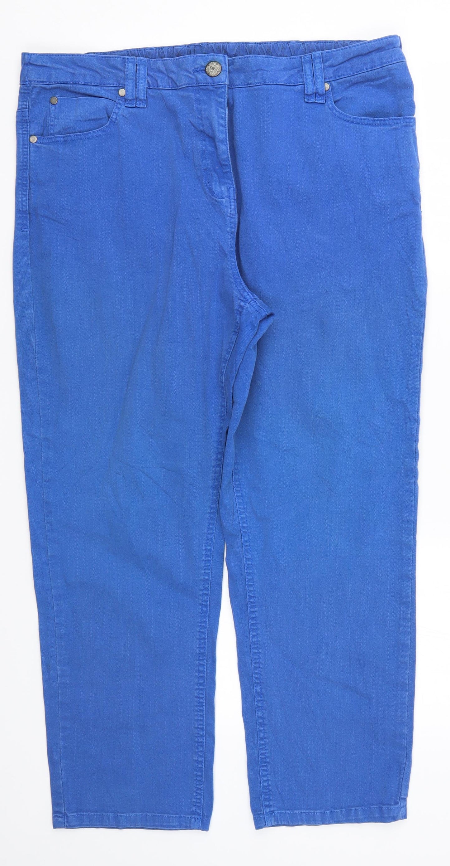 Marisota Womens Blue  Denim Tapered Jeans Size 16 L26 in