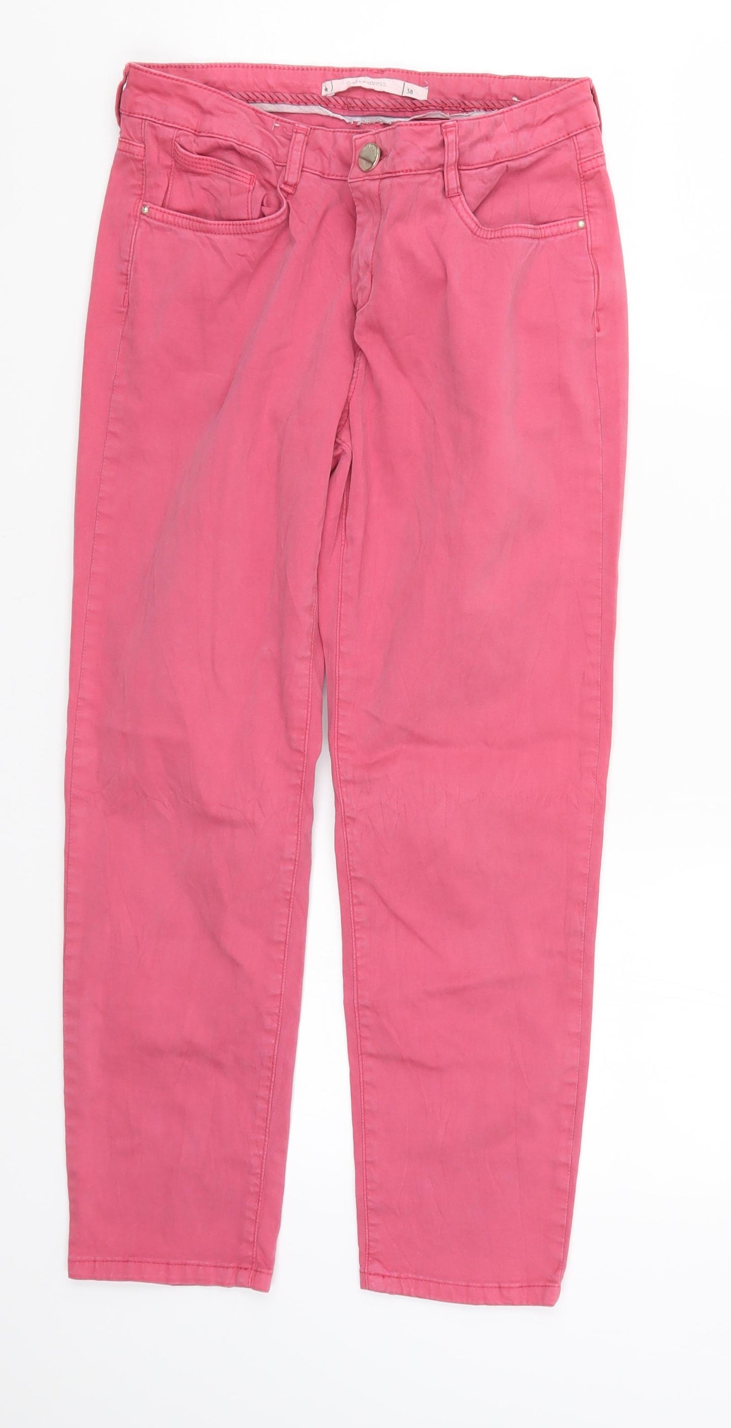 Sud Express Womens Pink   Cropped Jeans Size 10 L23 in
