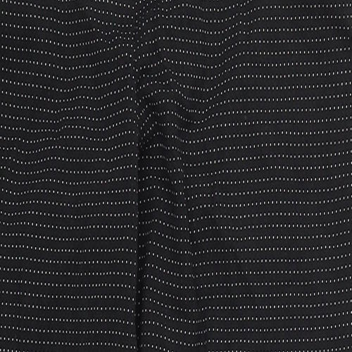 TU Womens Black Polka Dot  Trousers  Size 14 L27 in