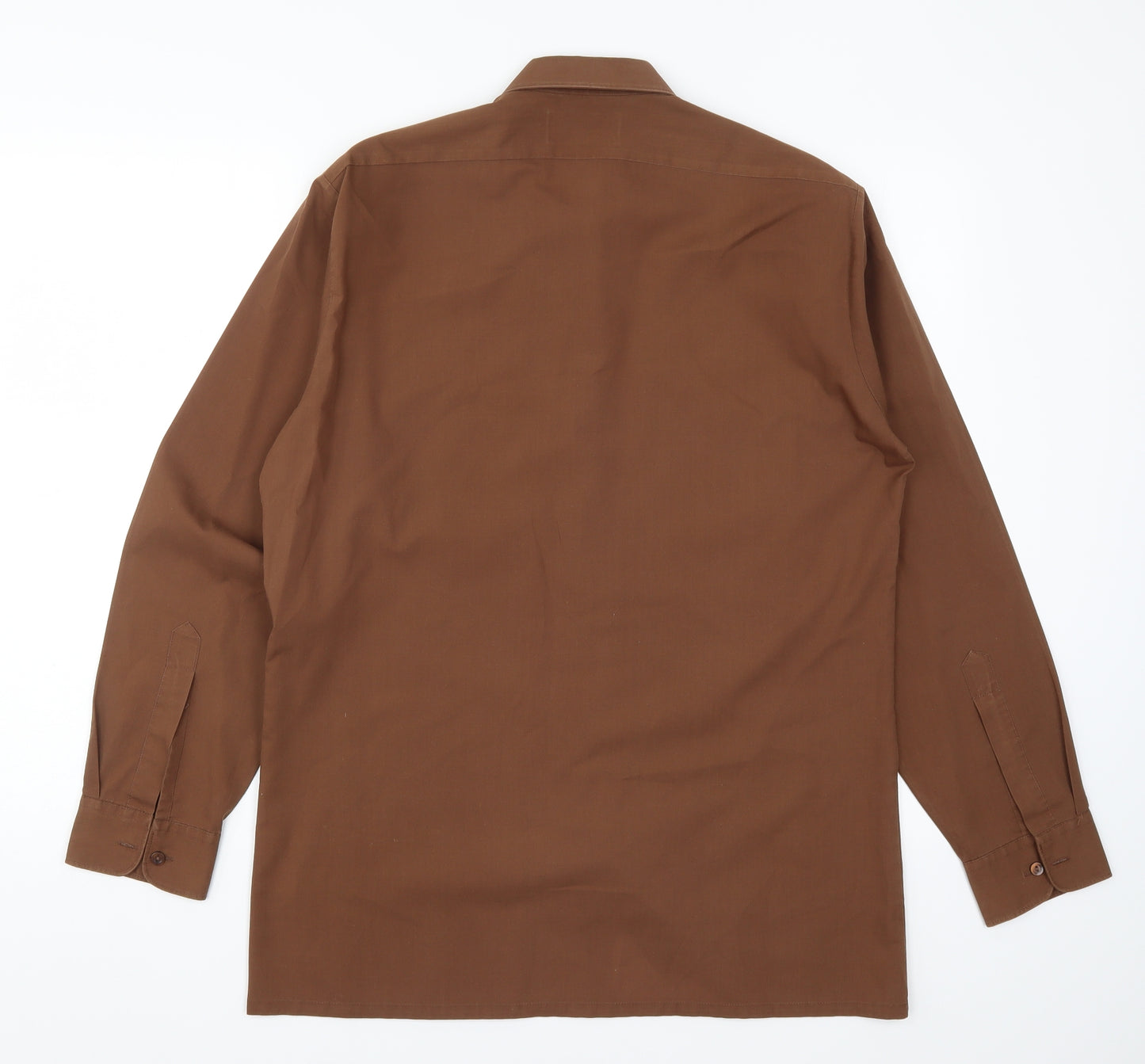 BHS Mens Brown    Dress Shirt Size 15.5