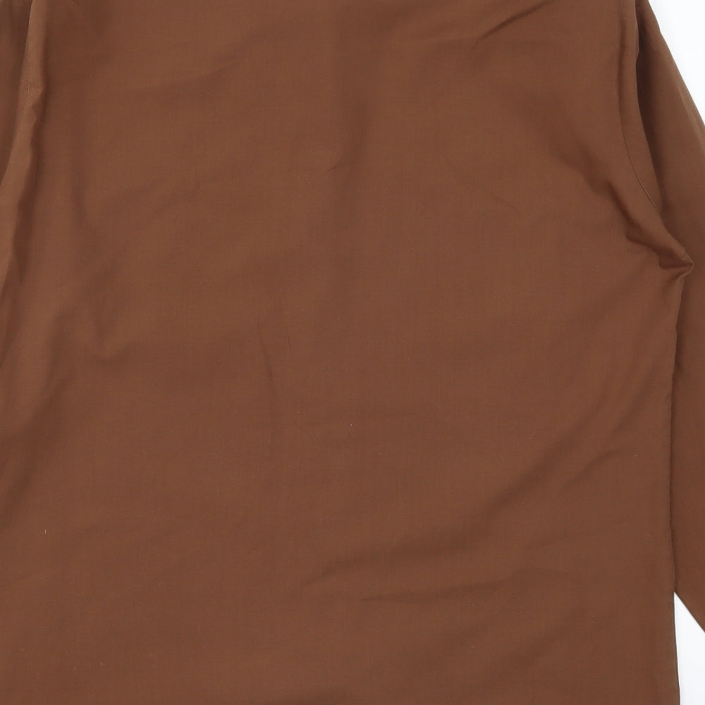 BHS Mens Brown    Dress Shirt Size 15.5